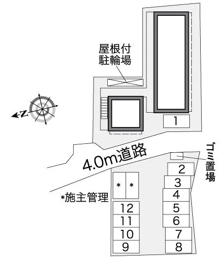 ★手数料０円★入間市鍵山２丁目　月極駐車場（LP）